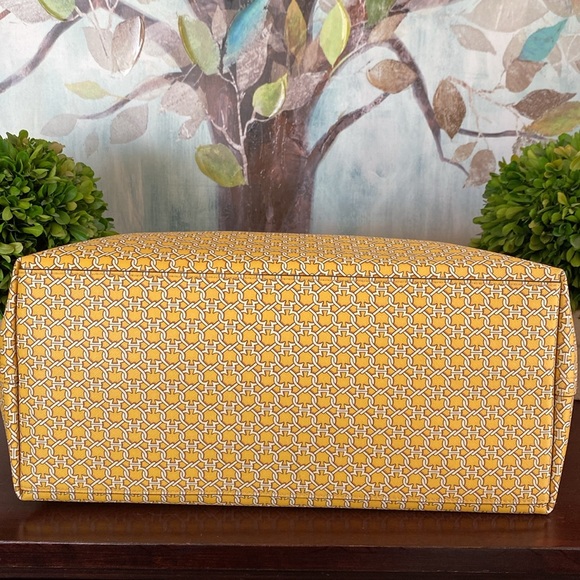 KATE SPADE ♠️ New York 💛YELLOW MULTI💛 SPADE LINK TOTE BAG 🌟LINE NEW🌟 - Picture 11 of 17